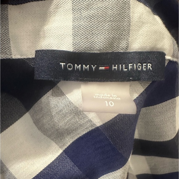 Tommy Hilfiger Blue White Gingham Dress - Picture 8 of 13